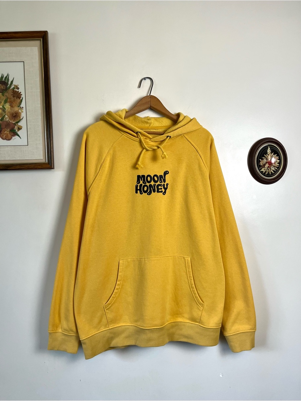 Mustard Yellow Moon Honey Super Soft Hoodie XL